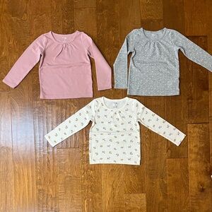 Toddler Girls Simple Joys by Carters Long Sleeve Shirts - 4T - 3 included!